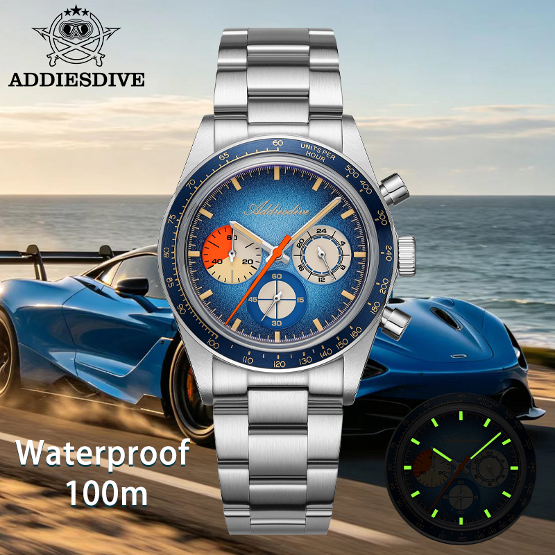 Rolex Watch Submariner - ADDIESDIVE Top Brand AD2551 Chronograph Watch