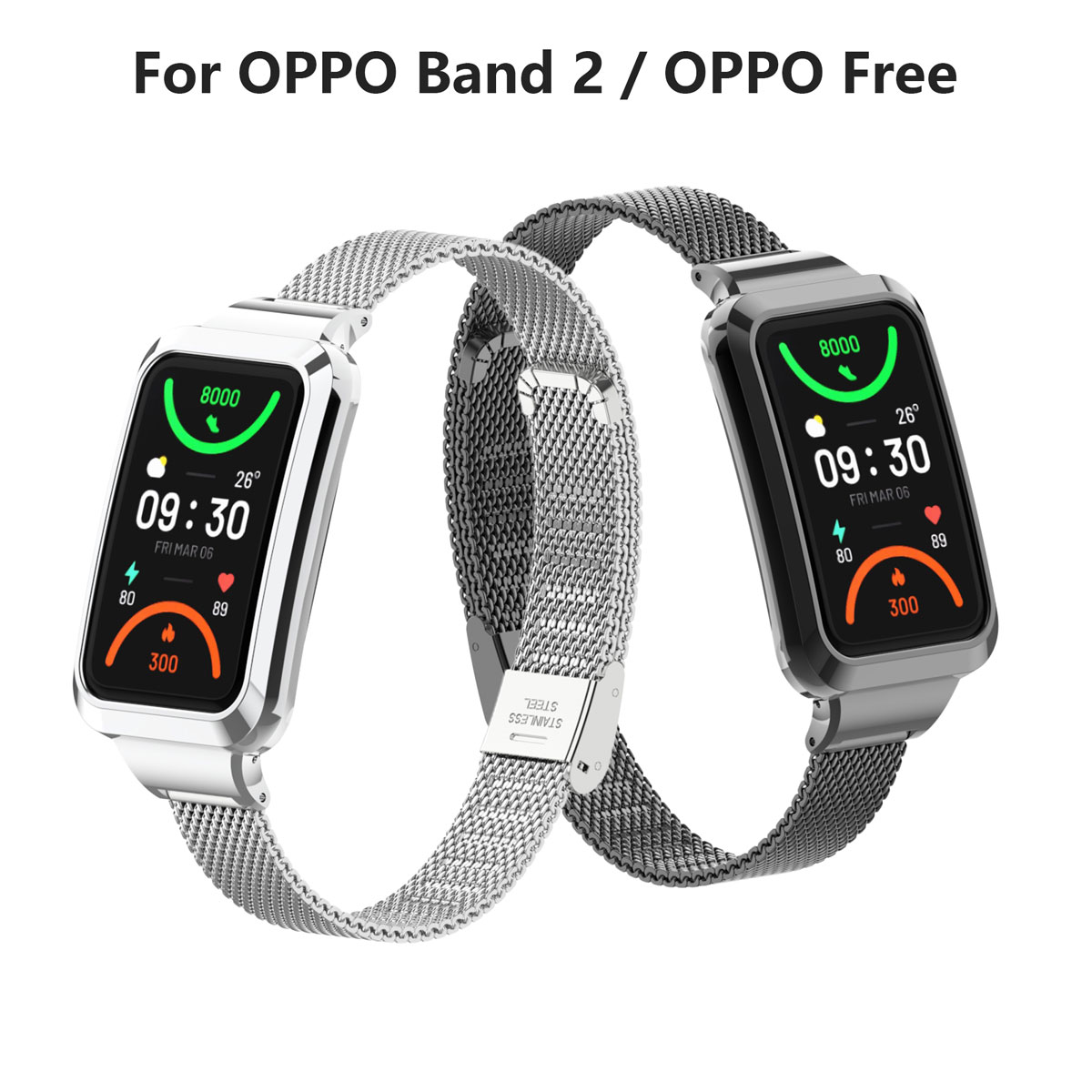 Pasuje do Oppo Band 2 Pasek z  – Mesh Strap Metal recenzja i cena