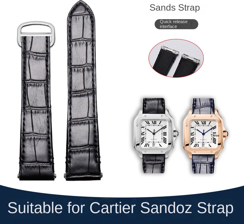 Pasek do zegarka ze skóry bydl – Cartier Watch Santos recenzja i cena