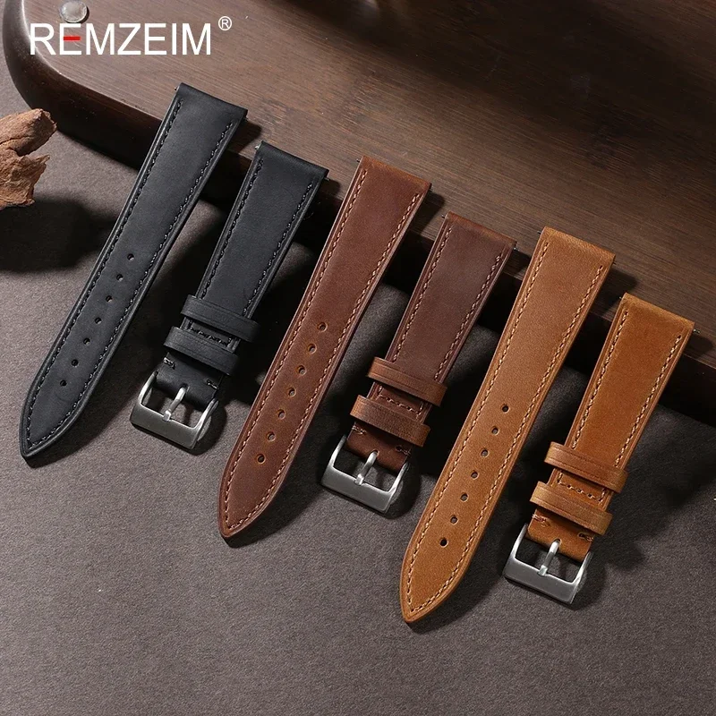 Crazy Horse skórzany pasek do  – Suede Strap Watch recenzja i cena