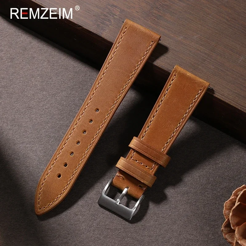 Crazy Horse skórzany pasek do  – Suede Strap Watch recenzja i cena